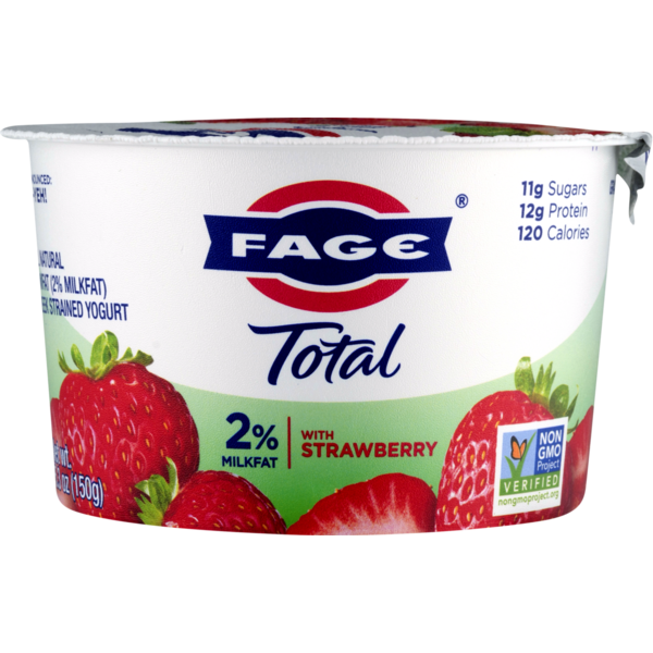 Greek Yogurt FAGE Greek Strained Yogurt with Strawberry hero