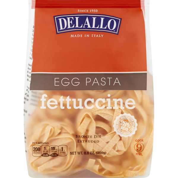 Dry Pasta DeLallo Fettuccine, Egg Pasta hero