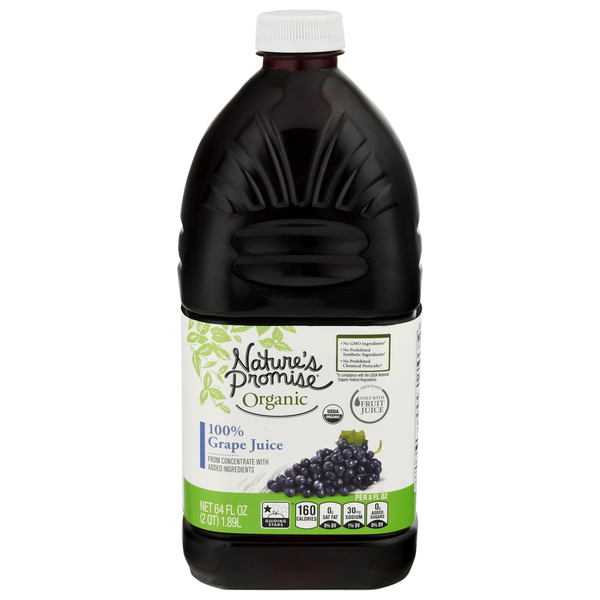 Juice & Nectars Nature's Promise Organic 100% Grape Juice hero