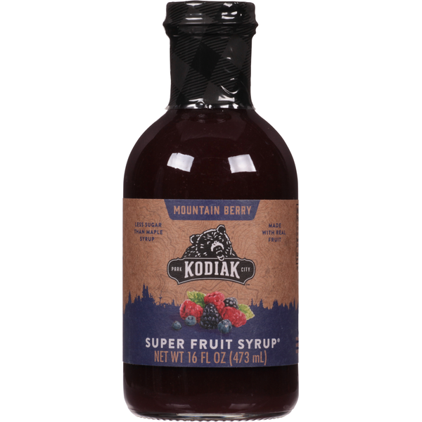 Honeys, Syrups & Nectars Kodiak Syrup, Super Fruit, Mountain Berry hero