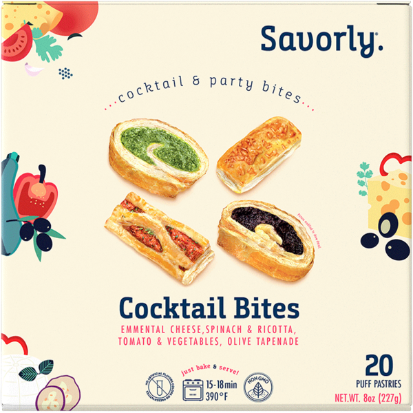 Frozen Appetizers & Sides Savorly Cocktail Bites Appetizer hero