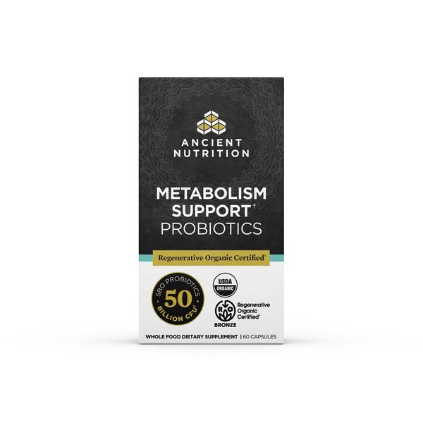 Ancient Nutrition ROC Metabolism Support Probiotics Capsules hero