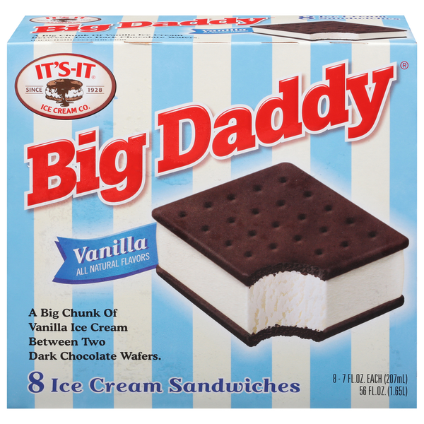 Ice Cream & Ice It's-It Ice Cream Sandwiches, Vanilla hero