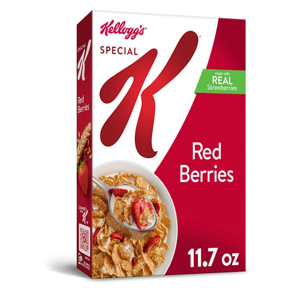 Cereal Kellogg’s Special K Breakfast Cereal, Family Breakfast, Fiber Cereal, Red Berries hero