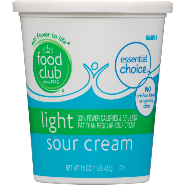 Other Creams & Cheeses Food Club Sour Cream, Light hero