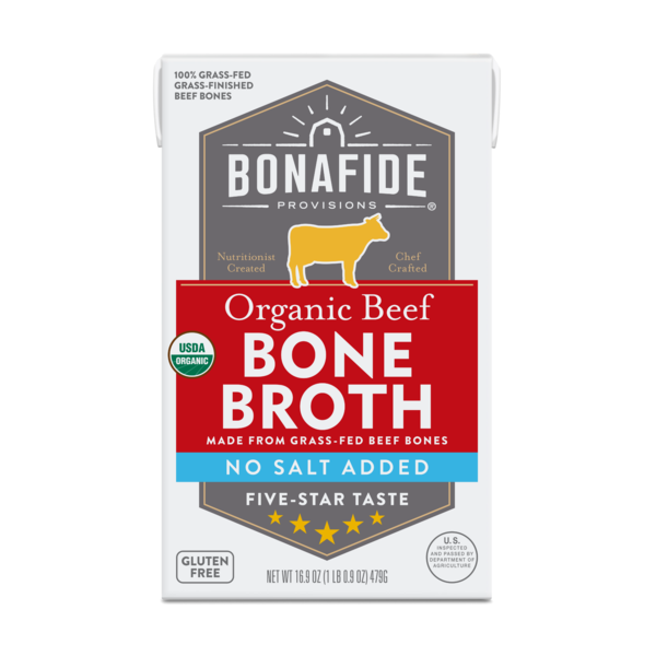 Soup, Broth & Bouillon Bonafide Provisions Organic Beef Bone Broth - No Salt Added hero