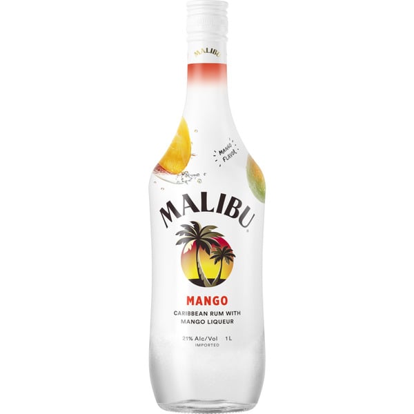 Spirits Malibu White Rum with Mango Liqueur hero