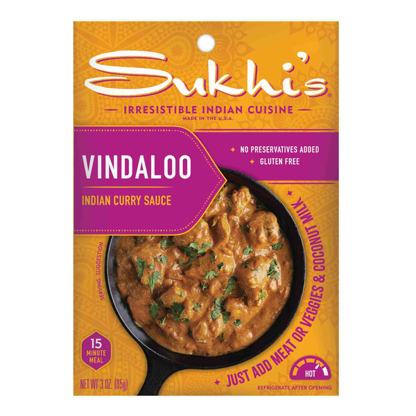 Indian Foods Sukhi's Indian Vindaloo Curry Sauce Paste hero