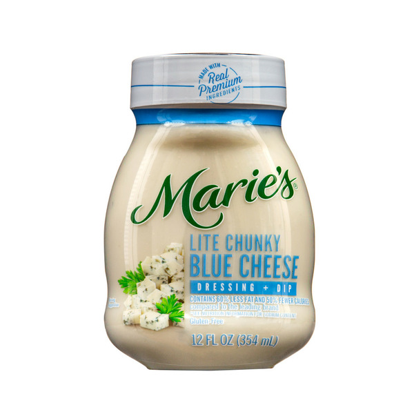 Salad Dressings (Refrigerated) Marie's Dressing Lite Blue Cheese Jar hero