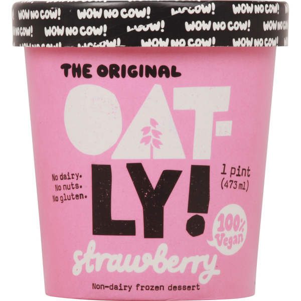 Ice Cream & Ice Oatly Strawberry Frozen Dessert hero