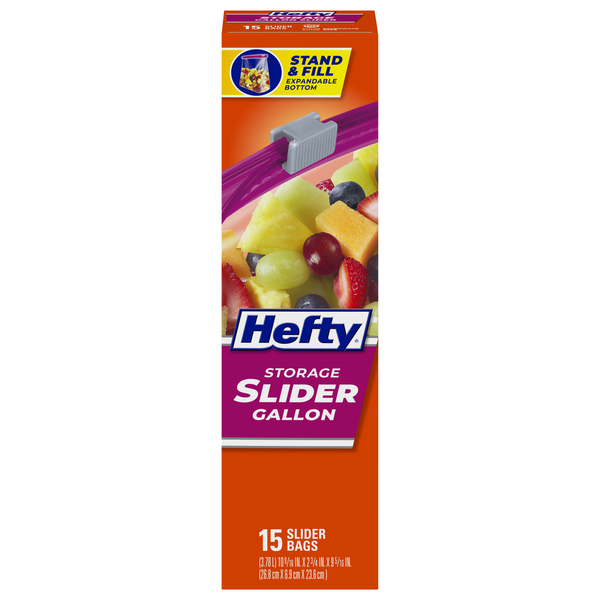 Trash Bags & Liners Hefty Winter Prints Storage Slider Bags hero