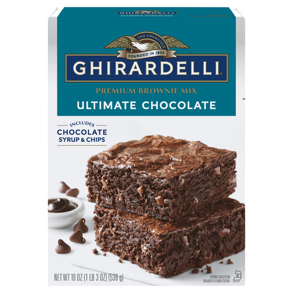 Doughs, Gelatins & Bake Mixes Ghirardelli Ultimate Chocolate Premium Brownie Mix hero