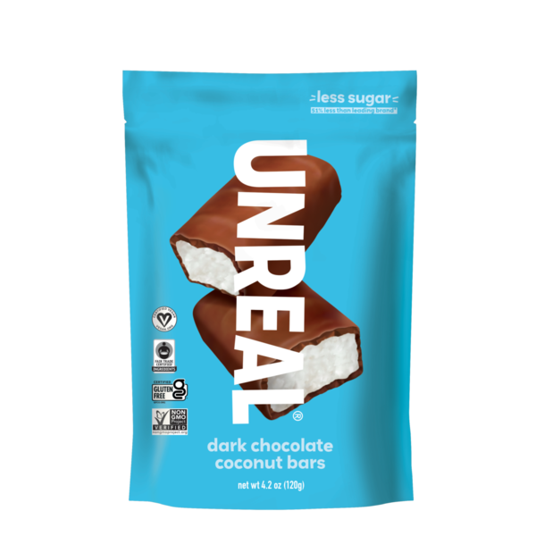 Candy & Chocolate UNREAL Dark Chocolate Coconut, Bars hero