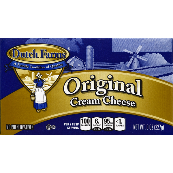 Other Creams & Cheeses Dutch Farms Cream Cheese, Original hero