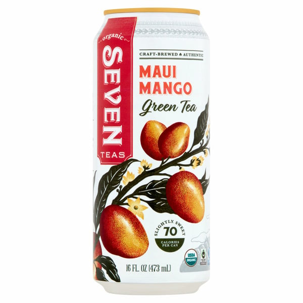 Tea Seven Teas Organic Maui Mango Green Tea hero