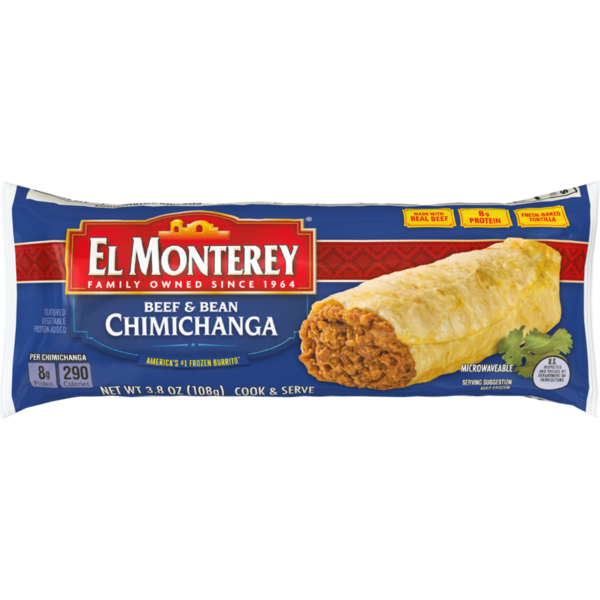 El Monterey Beef & Bean Chimichanga, Single Serve hero