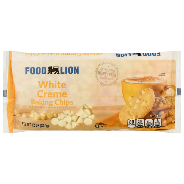 Baking Ingredients Food Lion Baking Chips, White hero