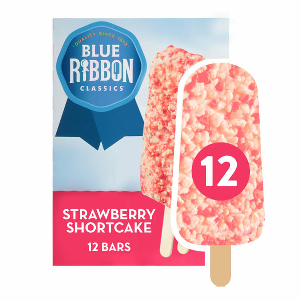 Ice Cream & Ice Blue Ribbon Classics Strawberry Shortcake Bar hero