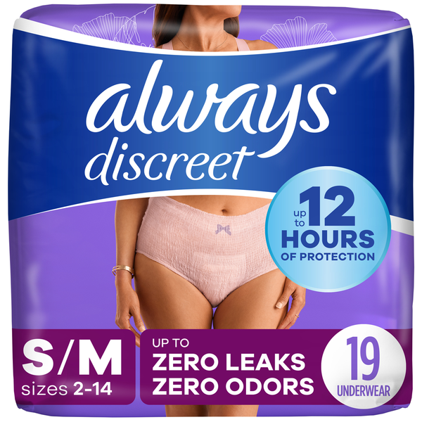 Incontinence Always Discreet Incontinence Underwear, Maximum hero