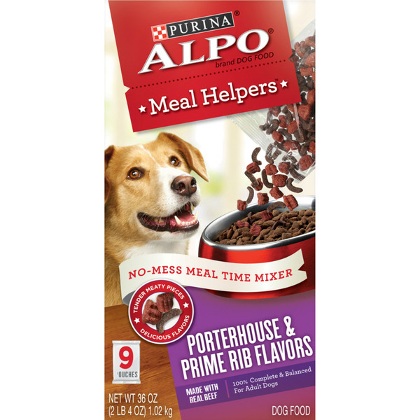 Dog Food & Care Purina Dry Dog Food, Meal Helpers Porterhouse & Prime Rib Flavors hero