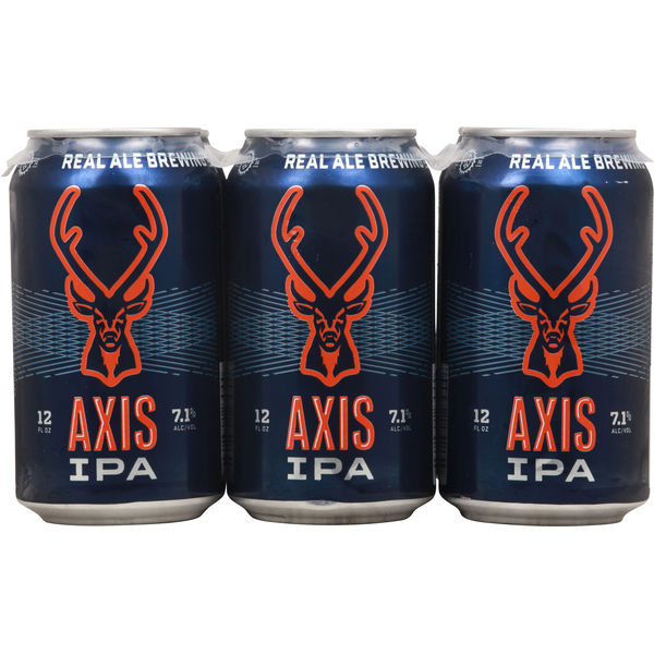 Beers & Coolers Real Ale Brewing Company Beer, Axis IPA hero