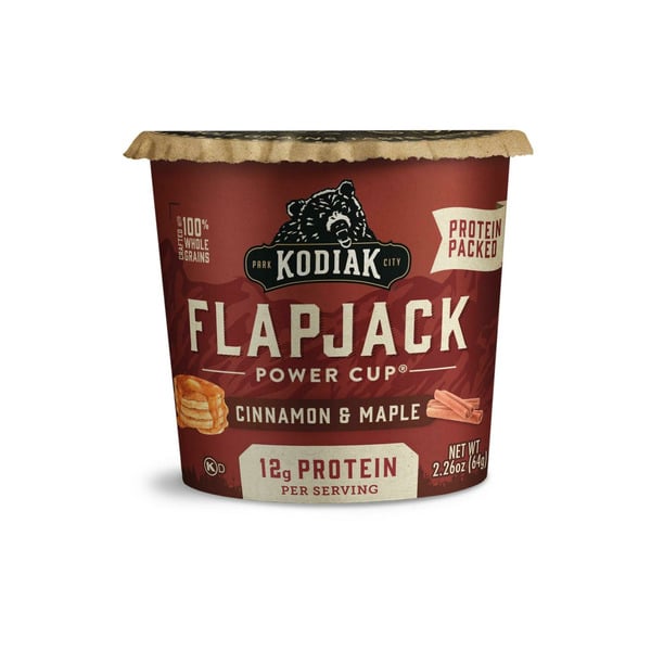 Hot Cereal & Pancake Mixes Kodiak Cinnamon & Maple Power Flapjack in a Cup hero