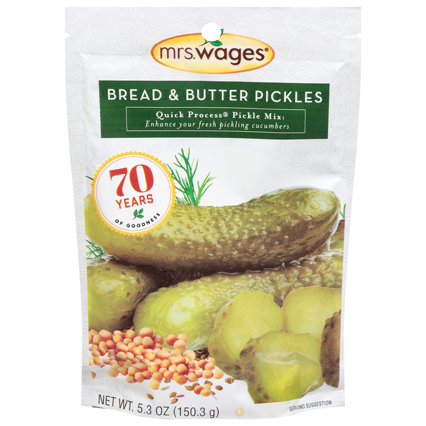 Pickled Goods & Olives Mrs. Wages Pickles, Bread & Butter hero