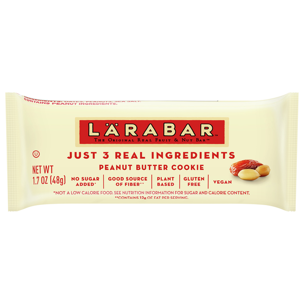 LÄRABAR Fruit & Nut Bar, Peanut Butter Cookie hero