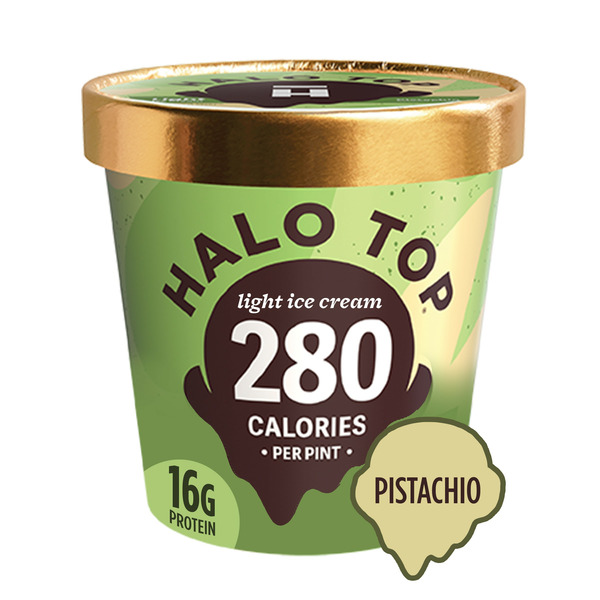 Ice Cream & Ice Halo Top Pistachio Light Ice Cream Pint hero