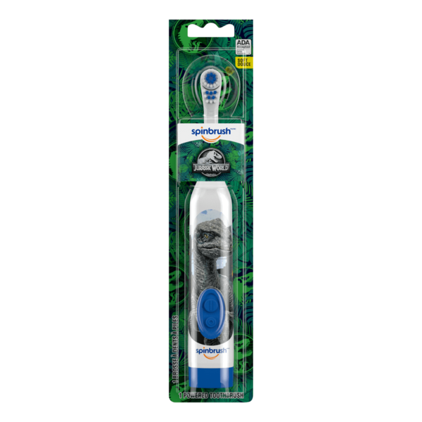 Oral Hygiene Spinbrush Jurassic World Kid’S  Electric Toothbrush hero