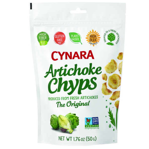 Chips & Pretzels Cynara Artichoke Chyps Original hero