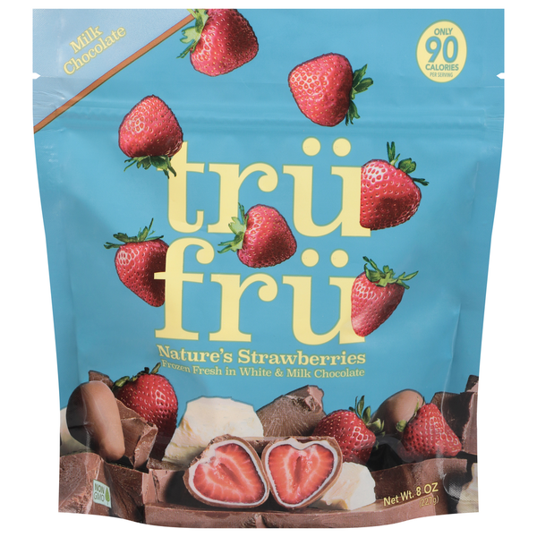 Frozen Dessert Tru Fru Nature's Strawberries, Milk Chocolate hero