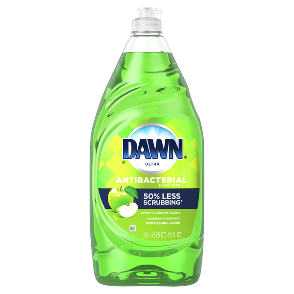 Dish Detergents Dawn Ultra Antibacterial Dishwashing Liquid Dish Soap, Apple Blossom Scent hero