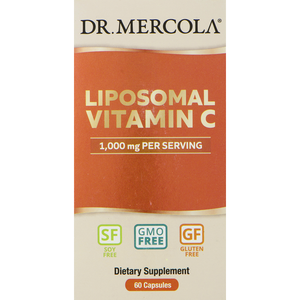 Vitamins & Supplements Dr. Mercola Vitamin C, Liposomal, 1000 mg, Capsules hero