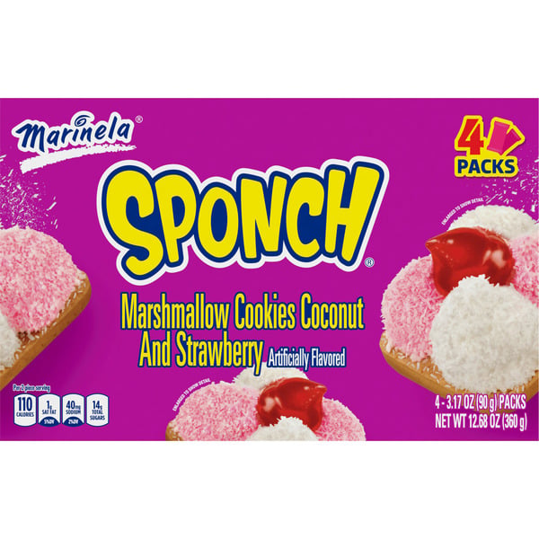 Latino Foods Bimbo  Sponch Marshmallow Cookies hero