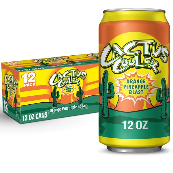 Soft Drinks Cactus Cooler Orange Pineapple Blast Soda hero