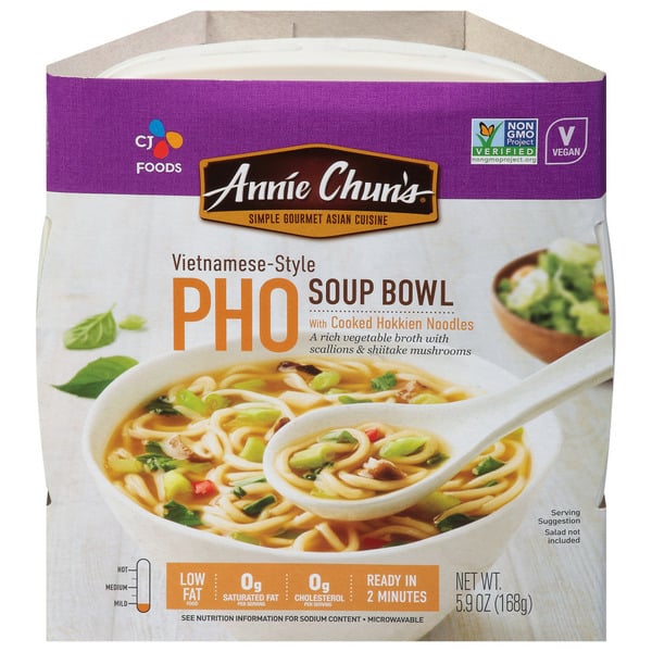 Asian Foods Annie Chun's Vietnamese Style Pho Soup Bowl hero