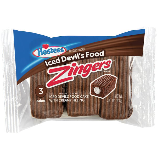 Cookies & Cakes Hostess Devil's Food ZINGERS Single Serve hero