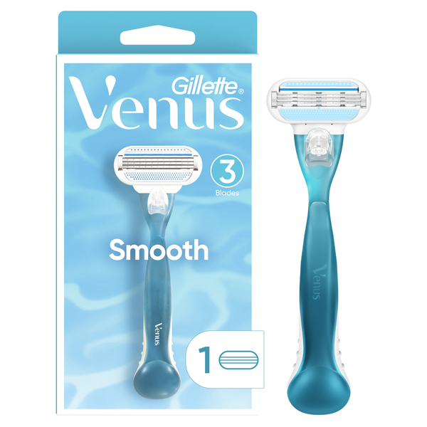 Shave Needs Gillette Venus Smooth Women's Razor Handle + 1 Blade Refill hero