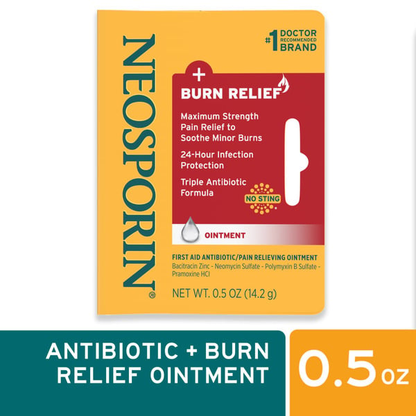 First Aid NEOSPORIN Burn Relief & First-Aid Antibiotic Ointment hero