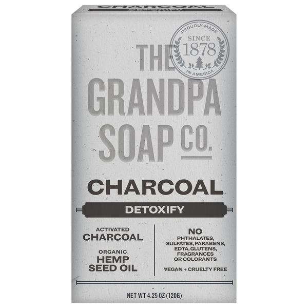 Body Lotions & Soap Grandpa's Soap, Detoxify, Charcoal hero