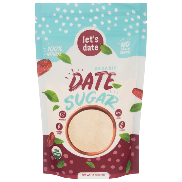 Bulk Sugar & Sweeteners Let's Date Sugar, Organic, Date hero