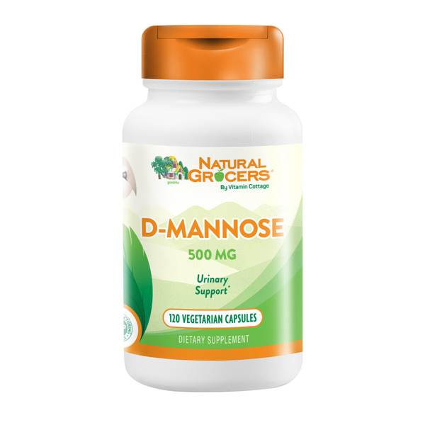 Dietary Supplements Natural Grocers 500mg D Mannose Vegetable Capsules hero