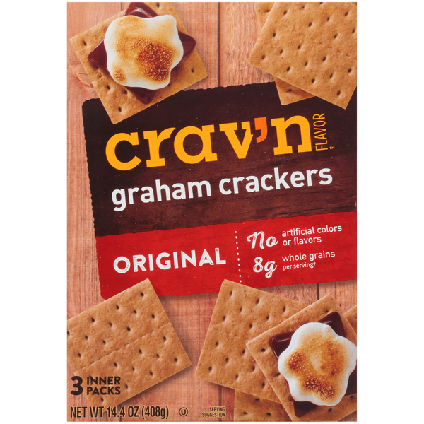 Crav'n Flavor Original Graham Crackers hero