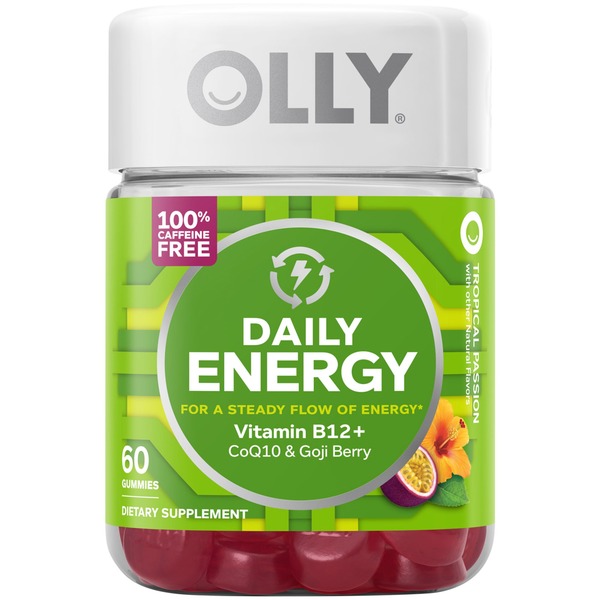 Energy & Stress Support OLLY Daily Energy Dietary Supplement hero