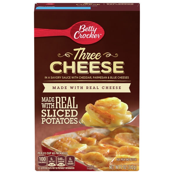 Instant Foods Betty Crocker Potatoes, Three Cheese hero