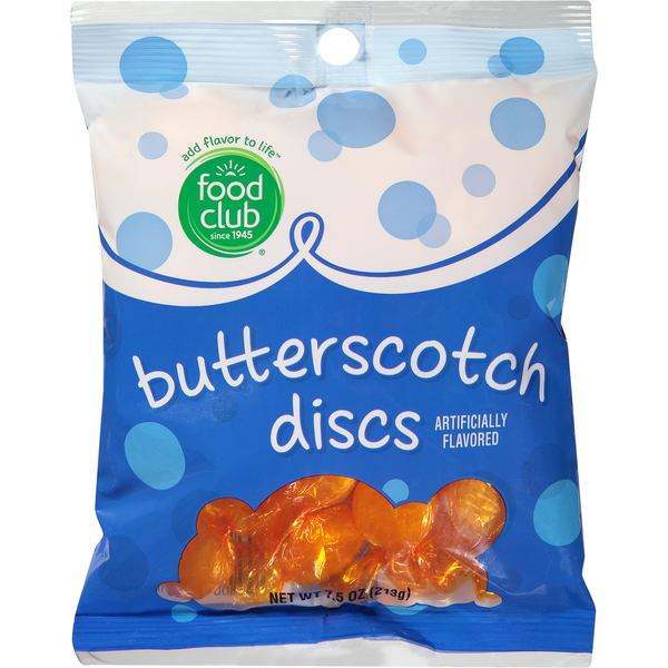 Candy & Chocolate Food Club Butterscotch Discs hero