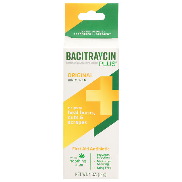 First Aid Bacitraycin Plus Ointment, Original hero