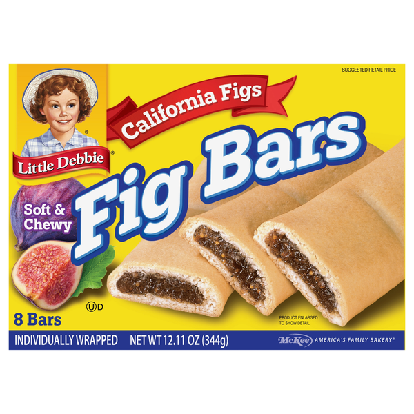 Cookies & Cakes Little Debbie Fig Bars, Soft & Chewy, California Figs hero