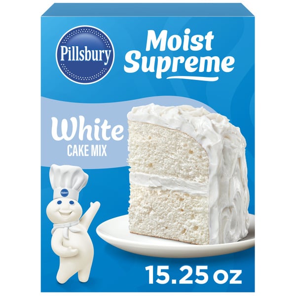 Pillsbury Moist Supreme White Cake Mix hero